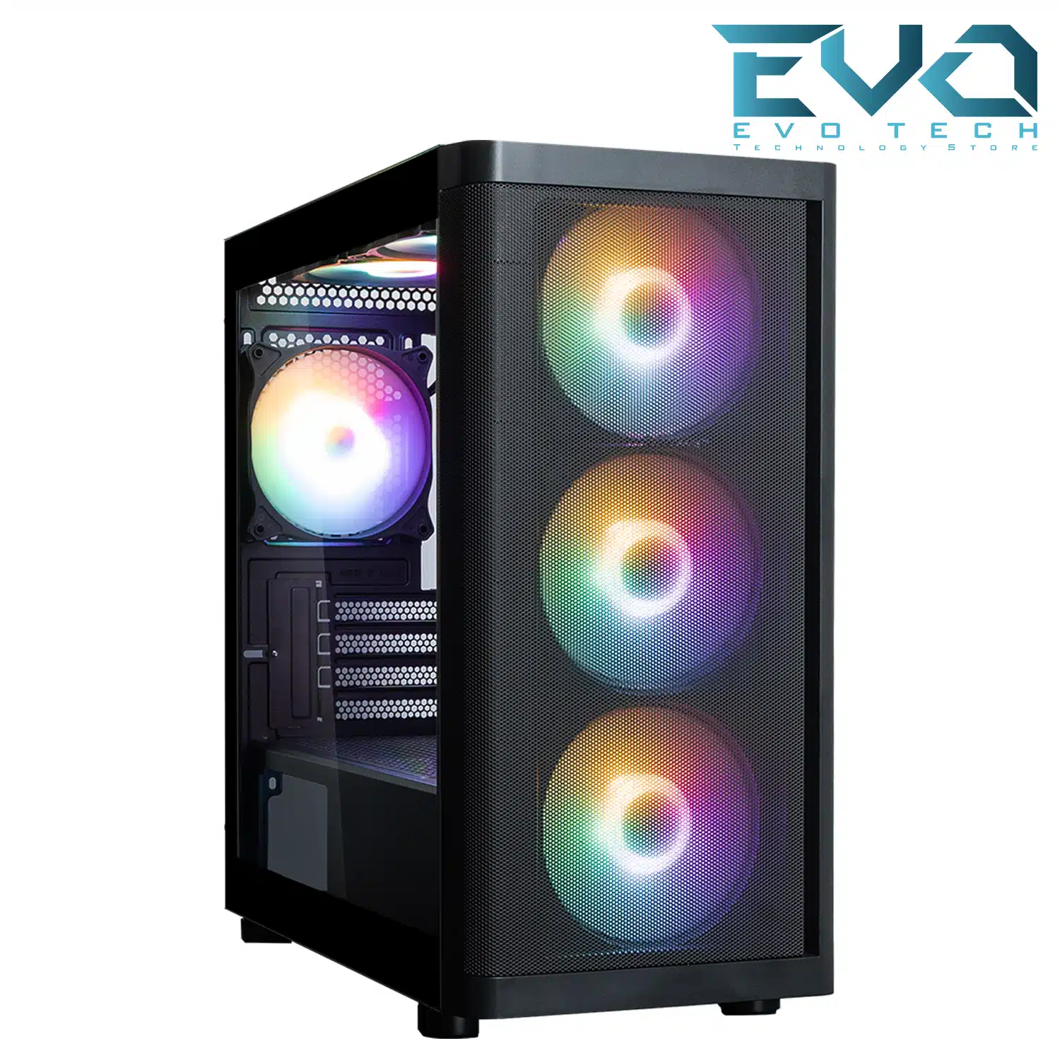 ZALMAN M4 SE Black PC Case 6 FAN FRGB Tempered Glass 2 ZALMAN M4 SE Black PC Case 6 FAN FRGB Tempered Glass - Image 2