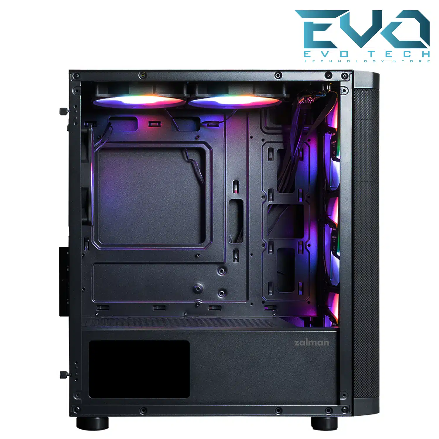 ZALMAN M4 SE Black PC Case 6 FAN FRGB Tempered Glass 4 ZALMAN M4 SE Black PC Case 6 FAN FRGB Tempered Glass - Image 4