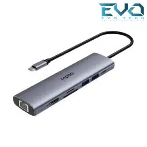 Rapoo XD61 6-in-1 USB-C Multi-Function Docking Station – 4K 60Hz, 100W PD