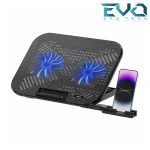 Rapoo CF200 Laptop Cooler – 2-Fan Cooling Pad with Phone Holder