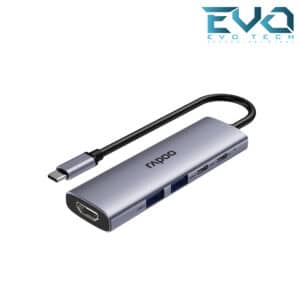Rapoo XD51 5-in-1 USB-C Multi-Function Docking Station – 4K 60Hz, 100W PD