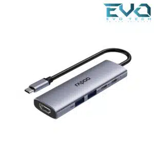 Rapoo XD51 5-in-1 USB-C Multi-Function Docking Station – 4K 60Hz, 100W PD
