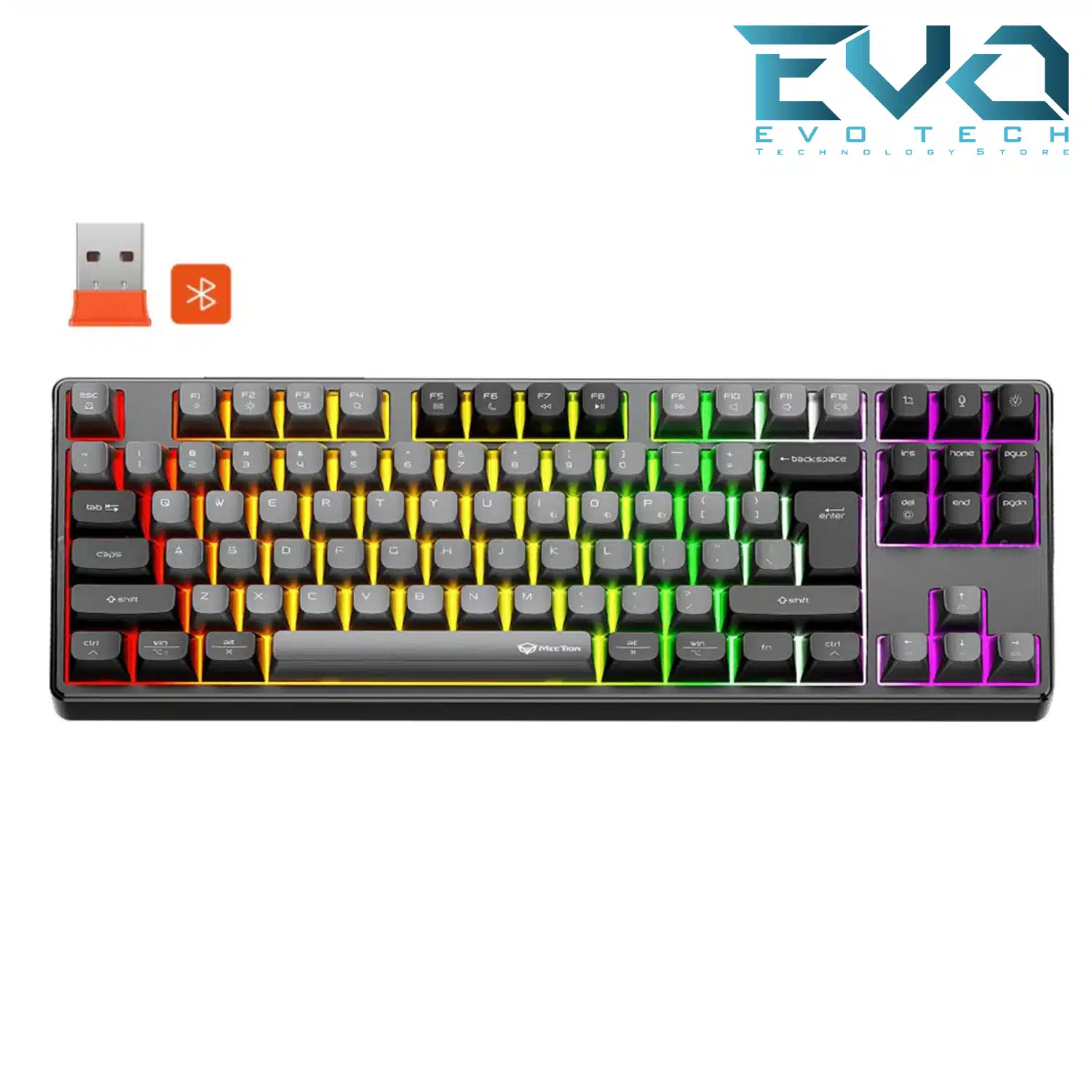 Meetion MK14 TKL RGB Hot-Swappable 3-Mode Rechargeable Mechanical Keyboard 1 Meetion MK14 TKL RGB Hot-Swappable 3-Mode Rechargeable Mechanical Keyboard