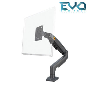 NB North Bayou F80 Single Monitor Arm – Gas Spring VESA Desk Mount for 17–30 Inch Monitors Black